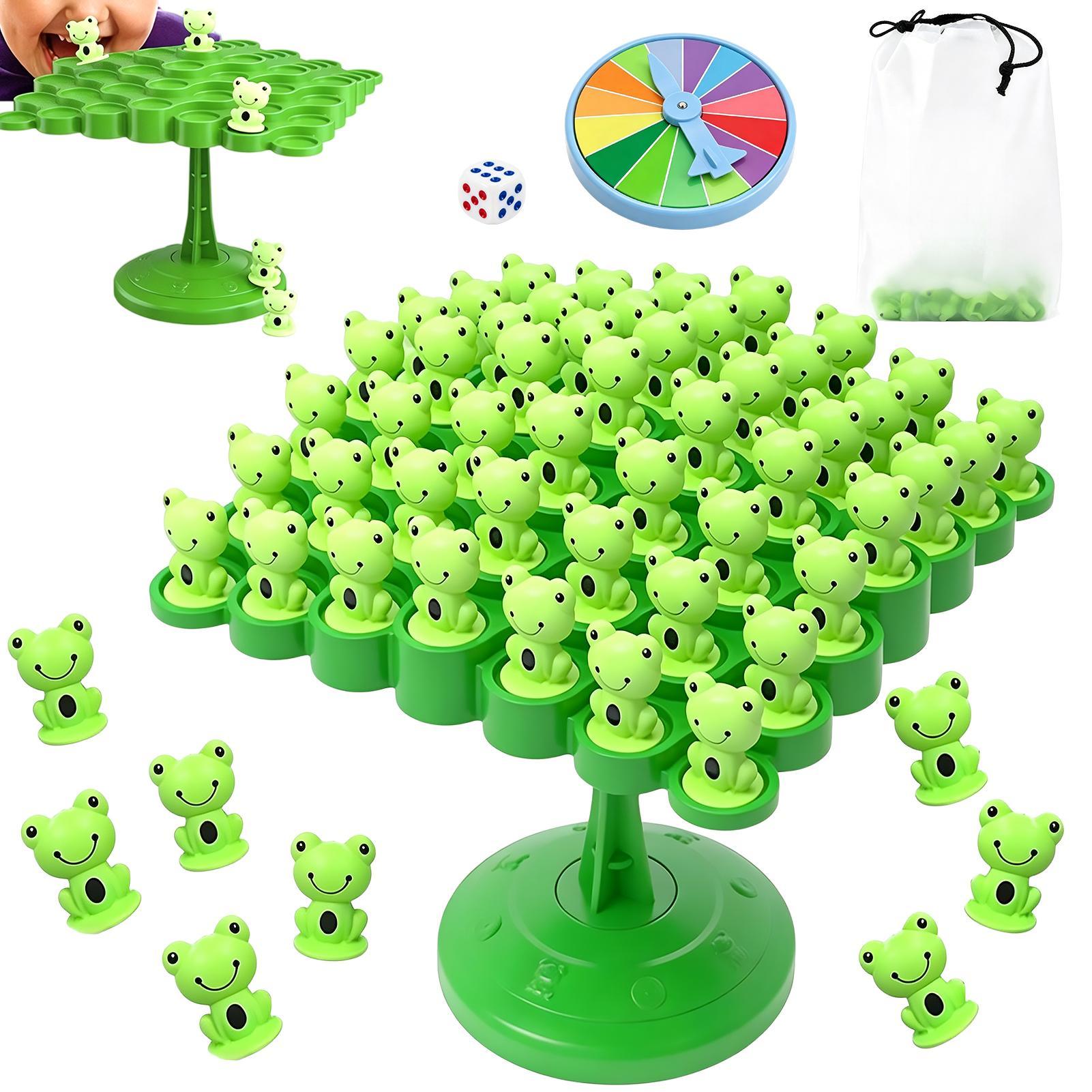 Board Game Ideas - Kids Frog Balance Tree Board Game,