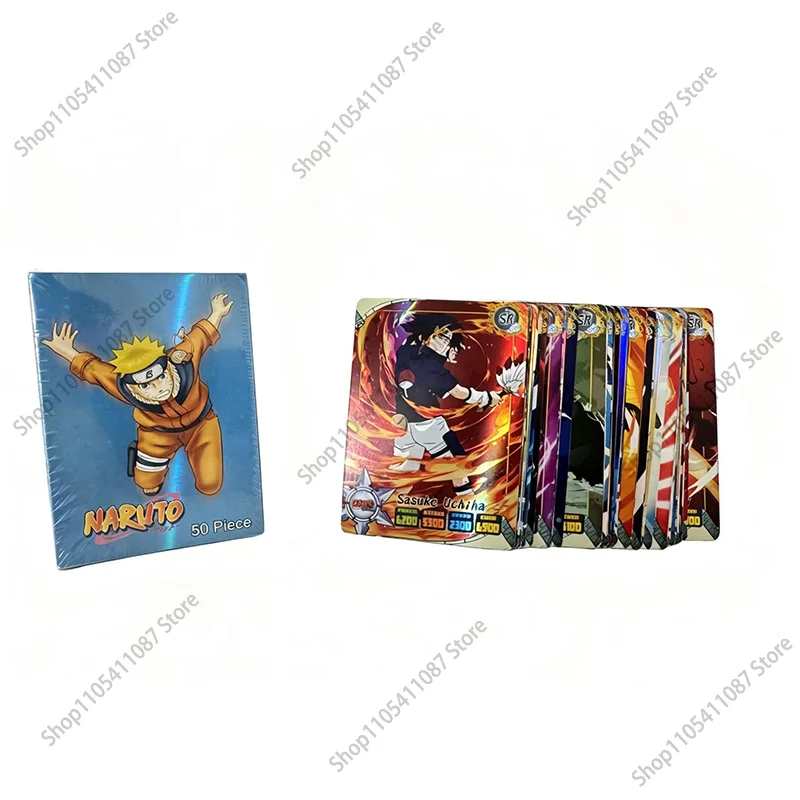 Board Game Naruto - **50pcs Naruto English Cards Flashy Kakashi