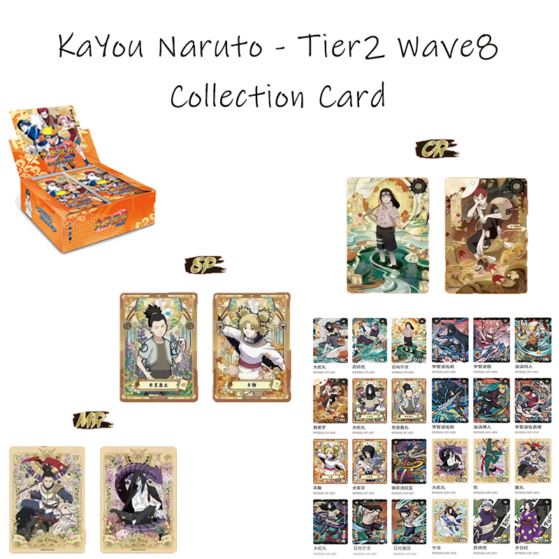 Board Game Naruto - KAYOU Collection Cards Naruto - Tier2