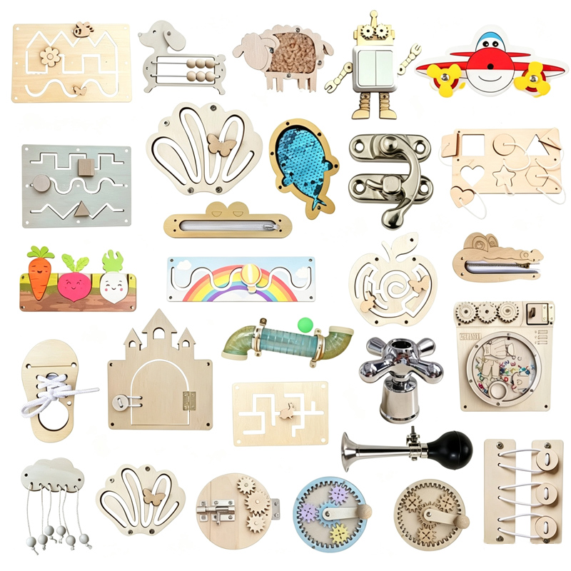 Board Game Ideas - Kids Busy Board DIY Accessories Baby