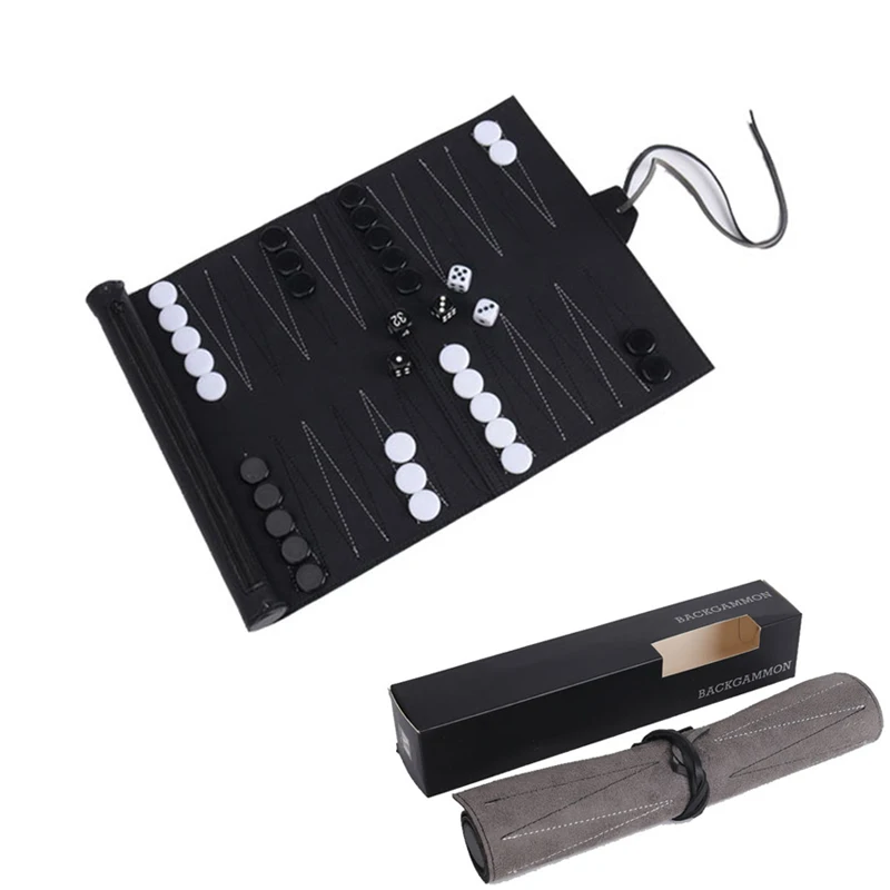 Board Game Operation - Roll Up Backgammon Sets Portable Travel