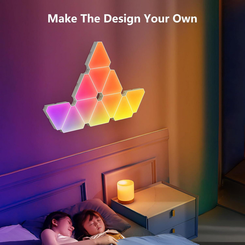 Tuya WiFi RGB Triangle Quantum - Board Game Room ulasan dan harga