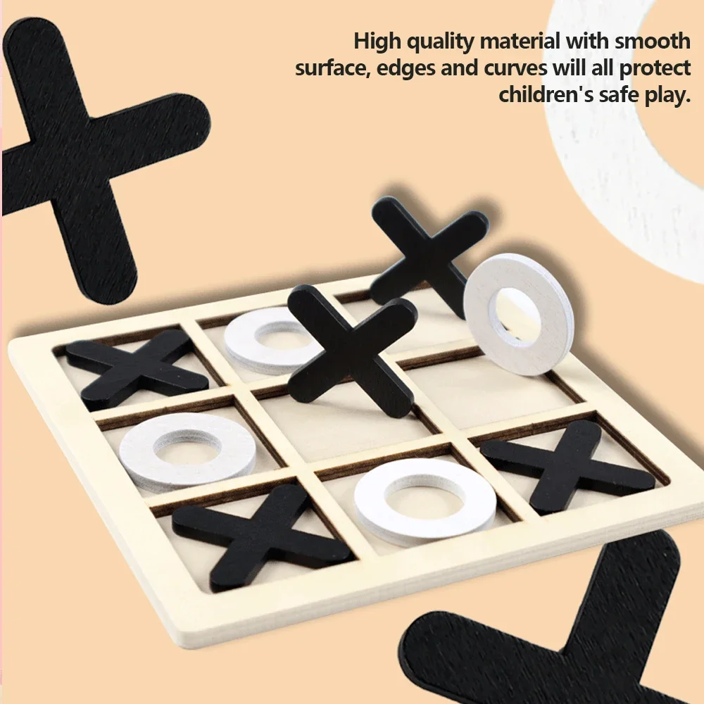 Wooden XO Tic Tac Toe Game Min - Board Game Ideas ulasan dan harga