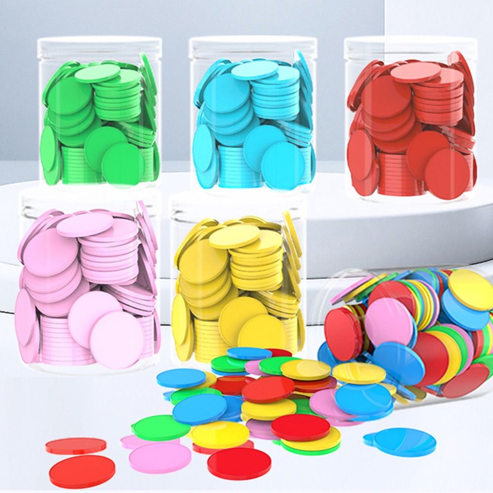 100pcs Plastic Counting Chips  - Board Game Operation ulasan dan harga