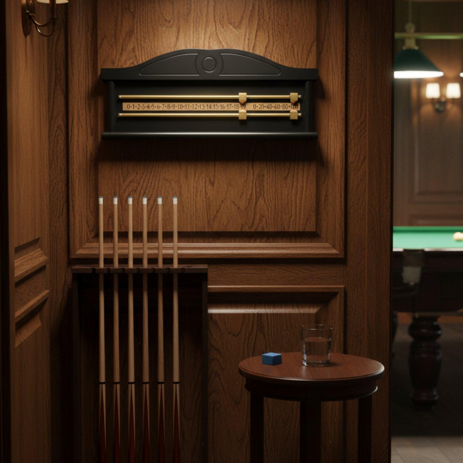 Snooker Scoreboard with Dual T - Board Game Room ulasan dan harga