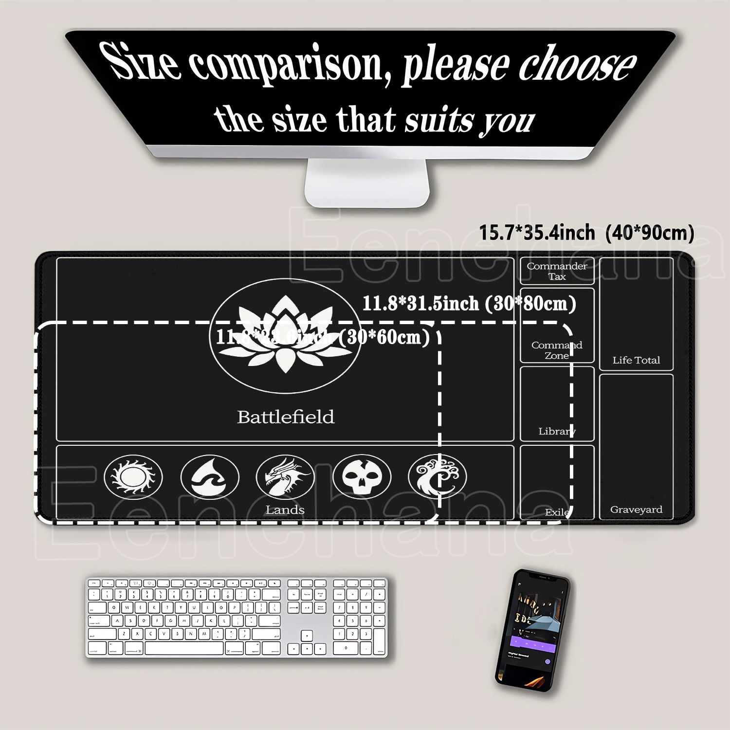 Playmat The Magic Gathering Mo - Play Mat Neoprene ulasan dan harga
