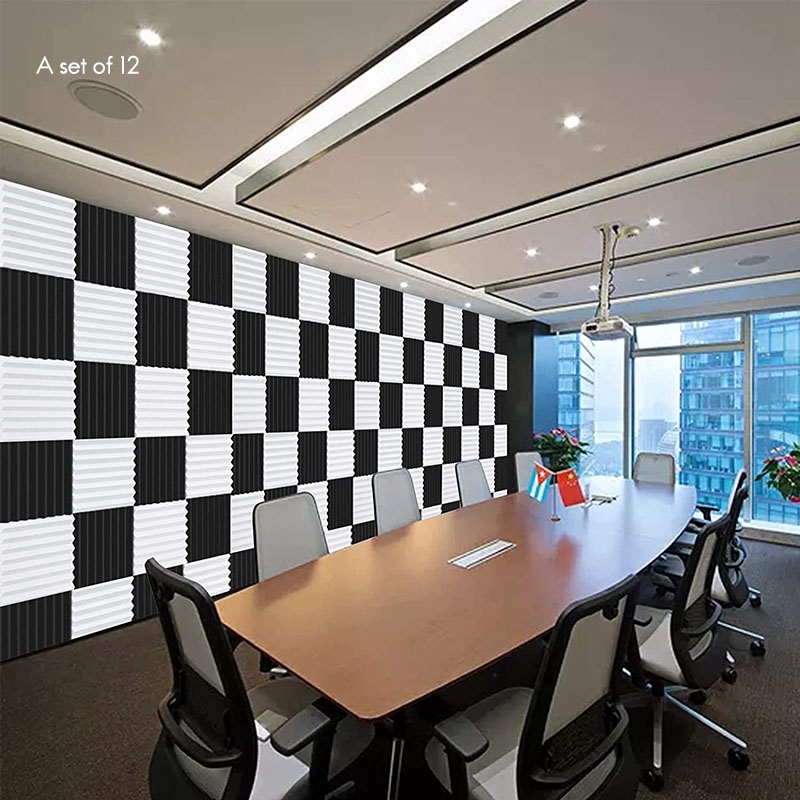 A84X-12 Pcs Acoustic Foam Boar - Board Game Room ulasan dan harga