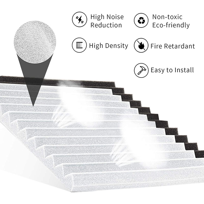 A84X-12 Pcs Acoustic Foam Boar - Board Game Room ulasan dan harga