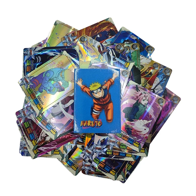 50pcs Naruto English Cards Fla - Board Game Naruto ulasan dan harga