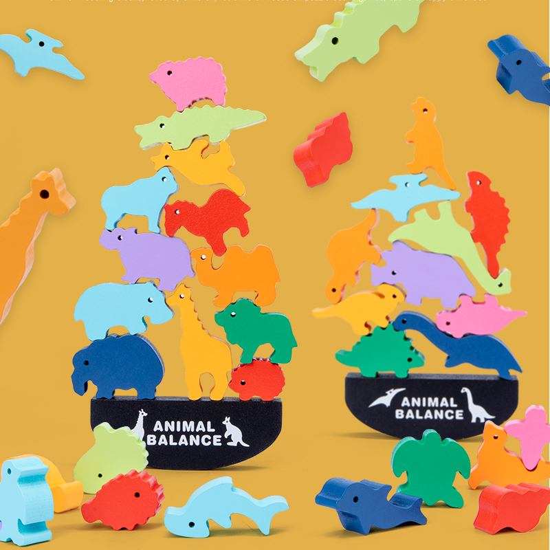 Montessori Children Wooden Ani - Board Game Ideas ulasan dan harga