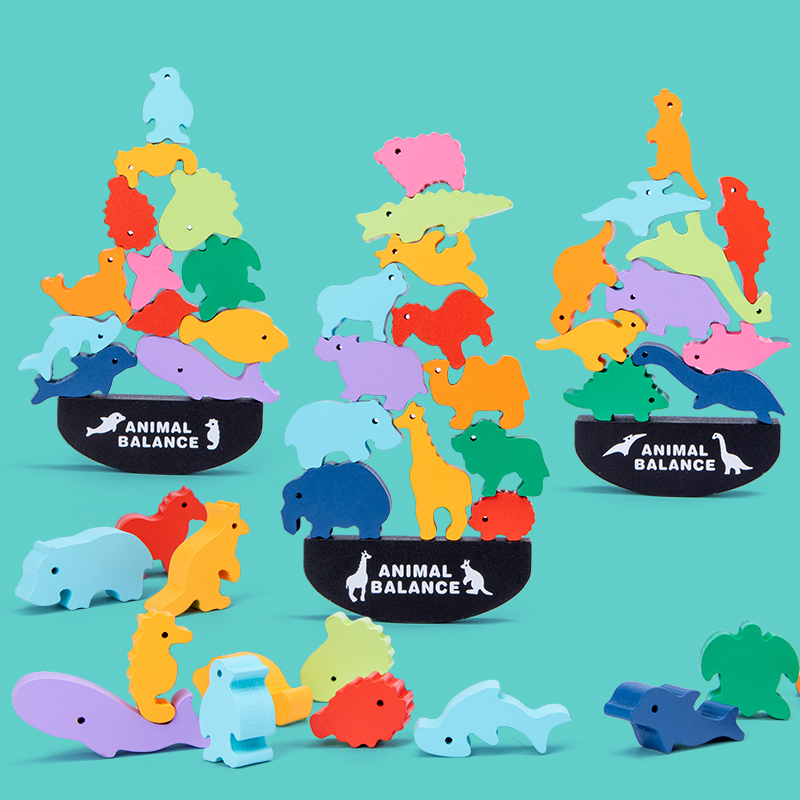 Montessori Children Wooden Ani - Board Game Ideas ulasan dan harga