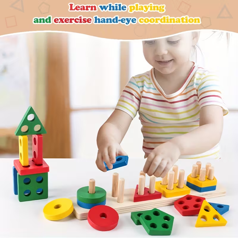 Montessori Wooden Games Baby T - Board Game For 2 People ulasan dan harga