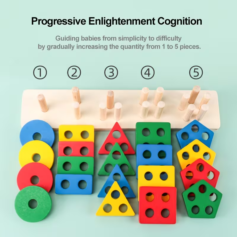 Montessori Wooden Games Baby T - Board Game For 2 People ulasan dan harga