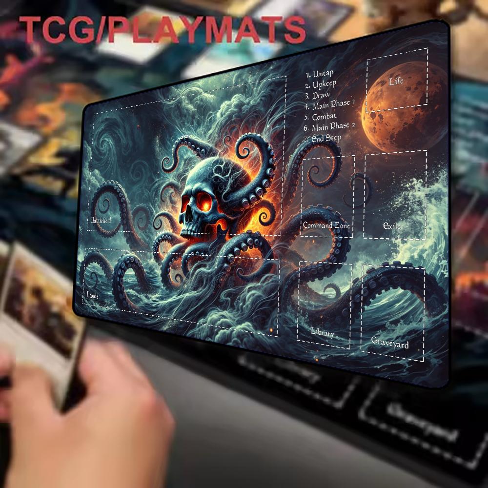 Large TCG Playmat Trading Card - Play Mat Neoprene ulasan dan harga