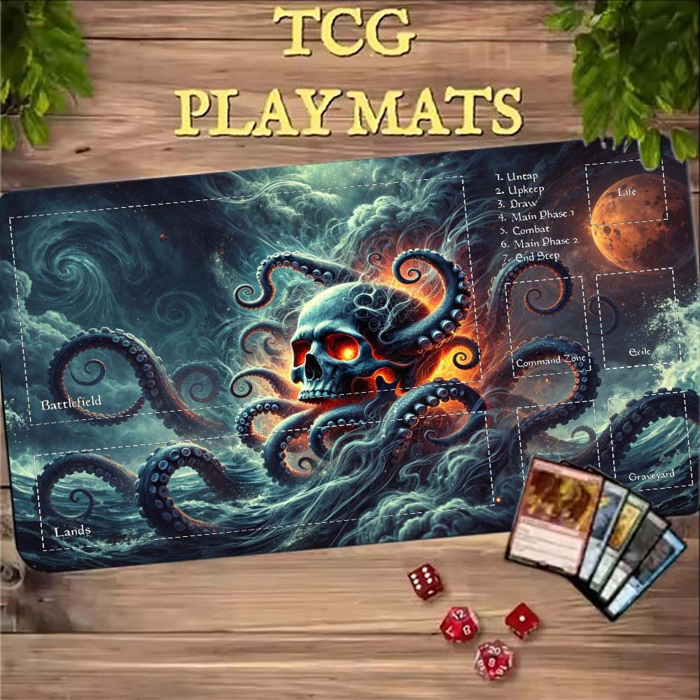 Large TCG Playmat Trading Card - Play Mat Neoprene ulasan dan harga