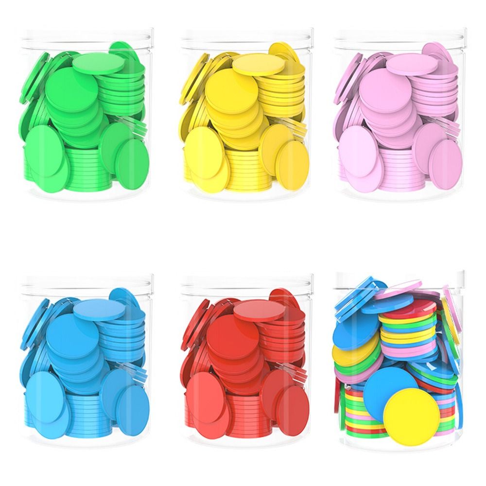 100pcs Plastic Counting Chips  - Board Game Operation ulasan dan harga