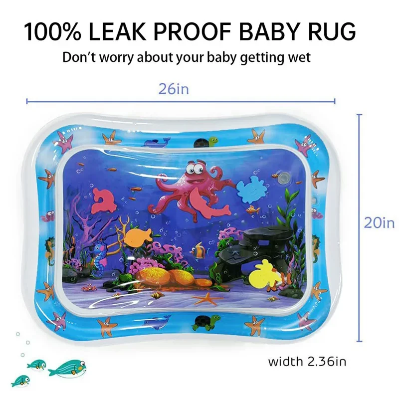 Baby Playing Water Mat Toddler - Play Mat Neoprene ulasan dan harga