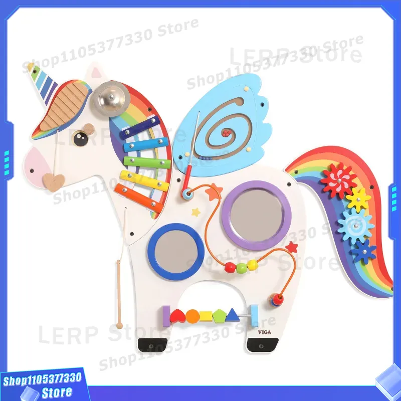 Wooden Busy Board for Toddlers - Board Game Operation ulasan dan harga