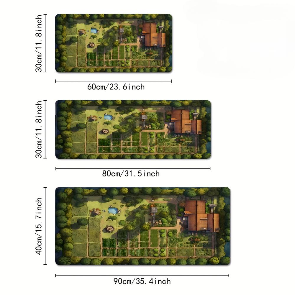 Large Green Village Map Mouse  - Play Mat Neoprene ulasan dan harga