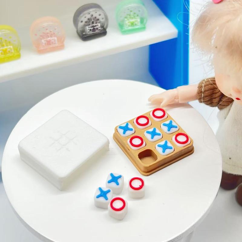 Mini Tic Tac Toe Game Dollhous - Board Game Room ulasan dan harga