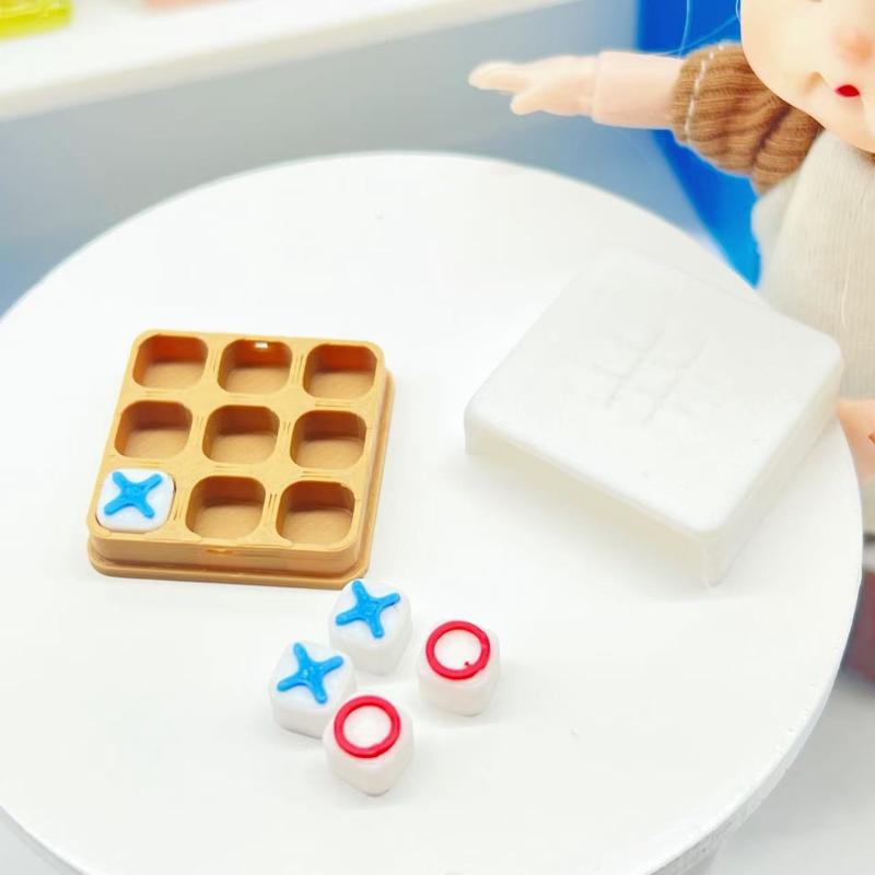 Mini Tic Tac Toe Game Dollhous - Board Game Room ulasan dan harga