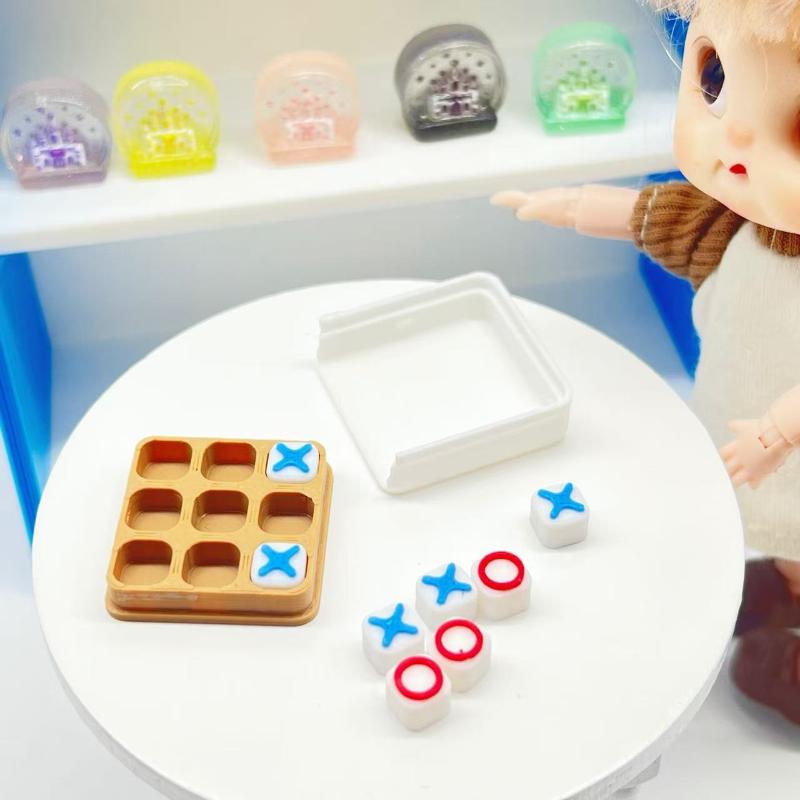 Mini Tic Tac Toe Game Dollhous - Board Game Room ulasan dan harga