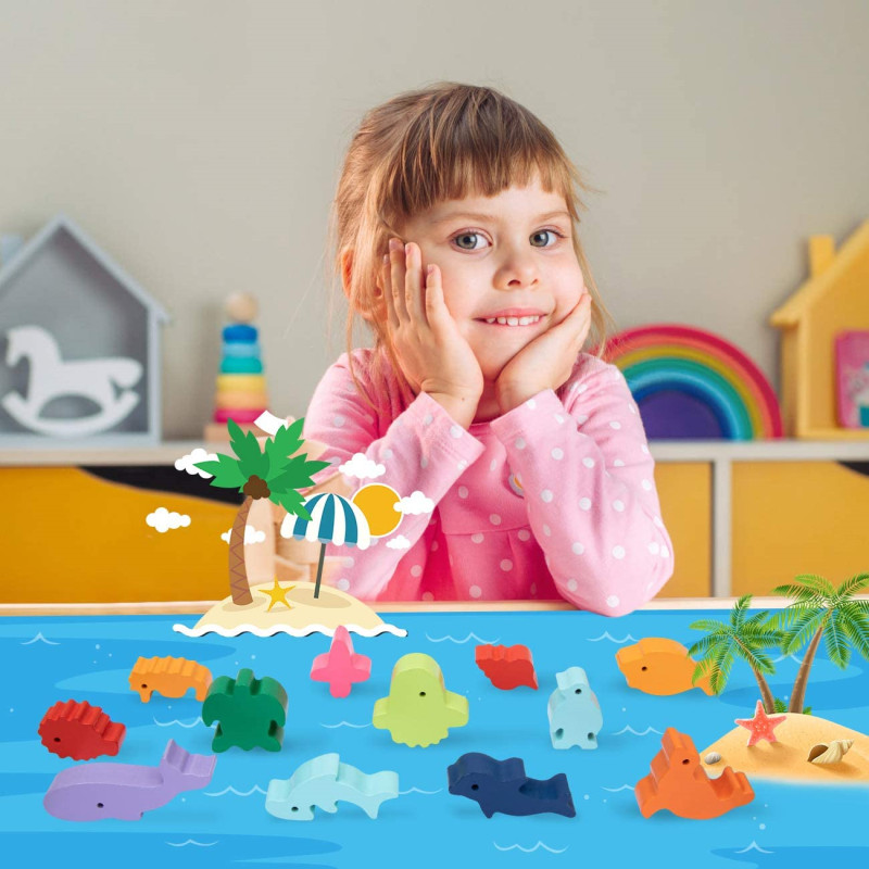 New Children Montessori Wooden - Board Game Ideas ulasan dan harga