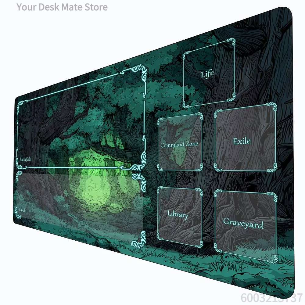 MTG Forest Theme Playmat Magic - Play Mat Neoprene ulasan dan harga