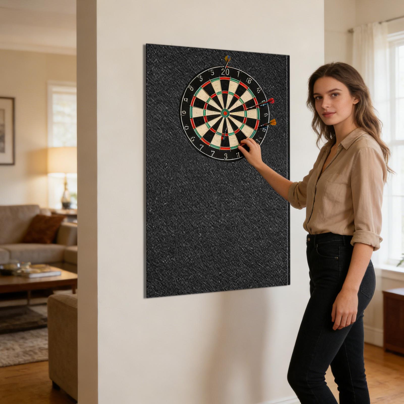 Dart Board Wall Protector Felt - Board Game Room ulasan dan harga