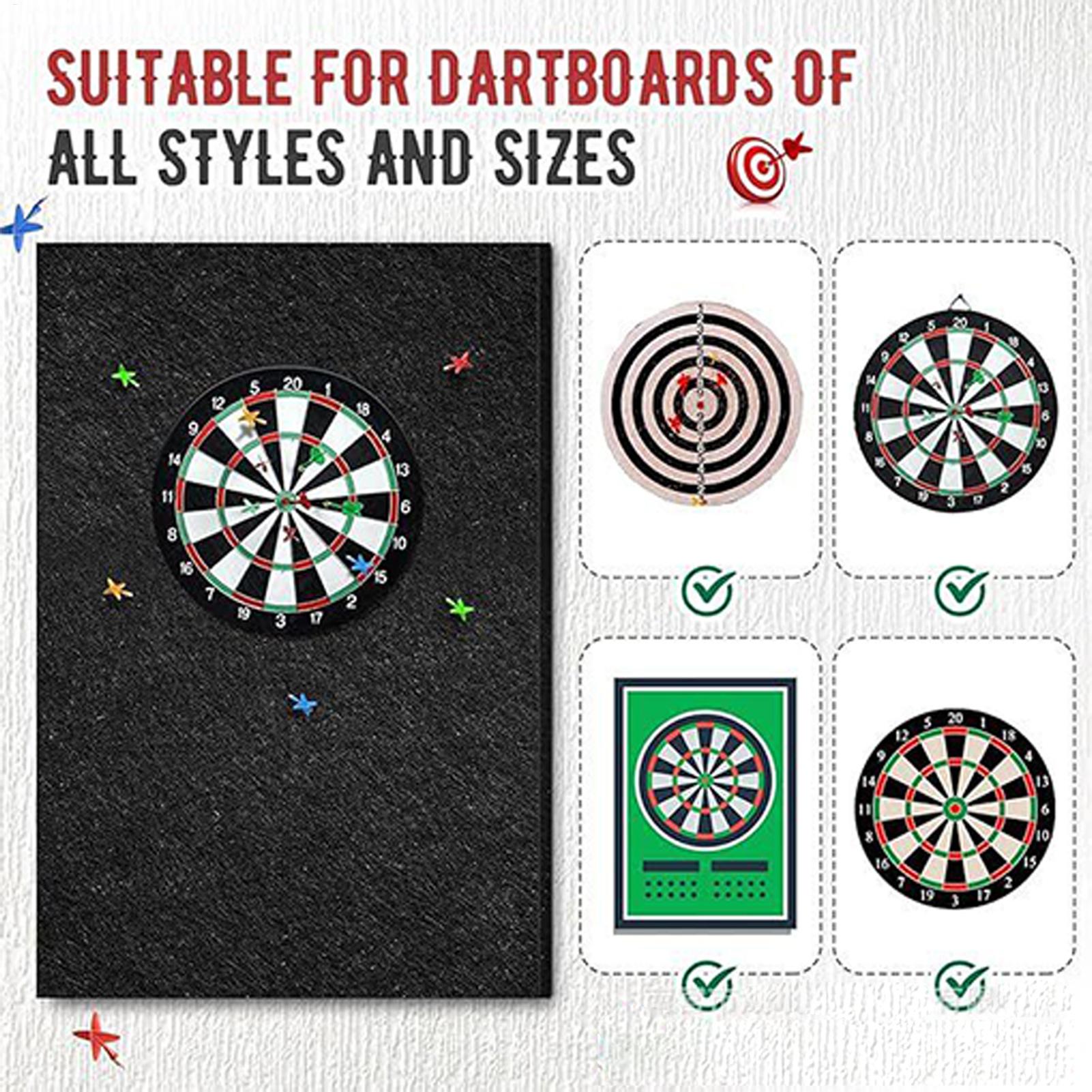 Dart Board Wall Protector Felt - Board Game Room ulasan dan harga