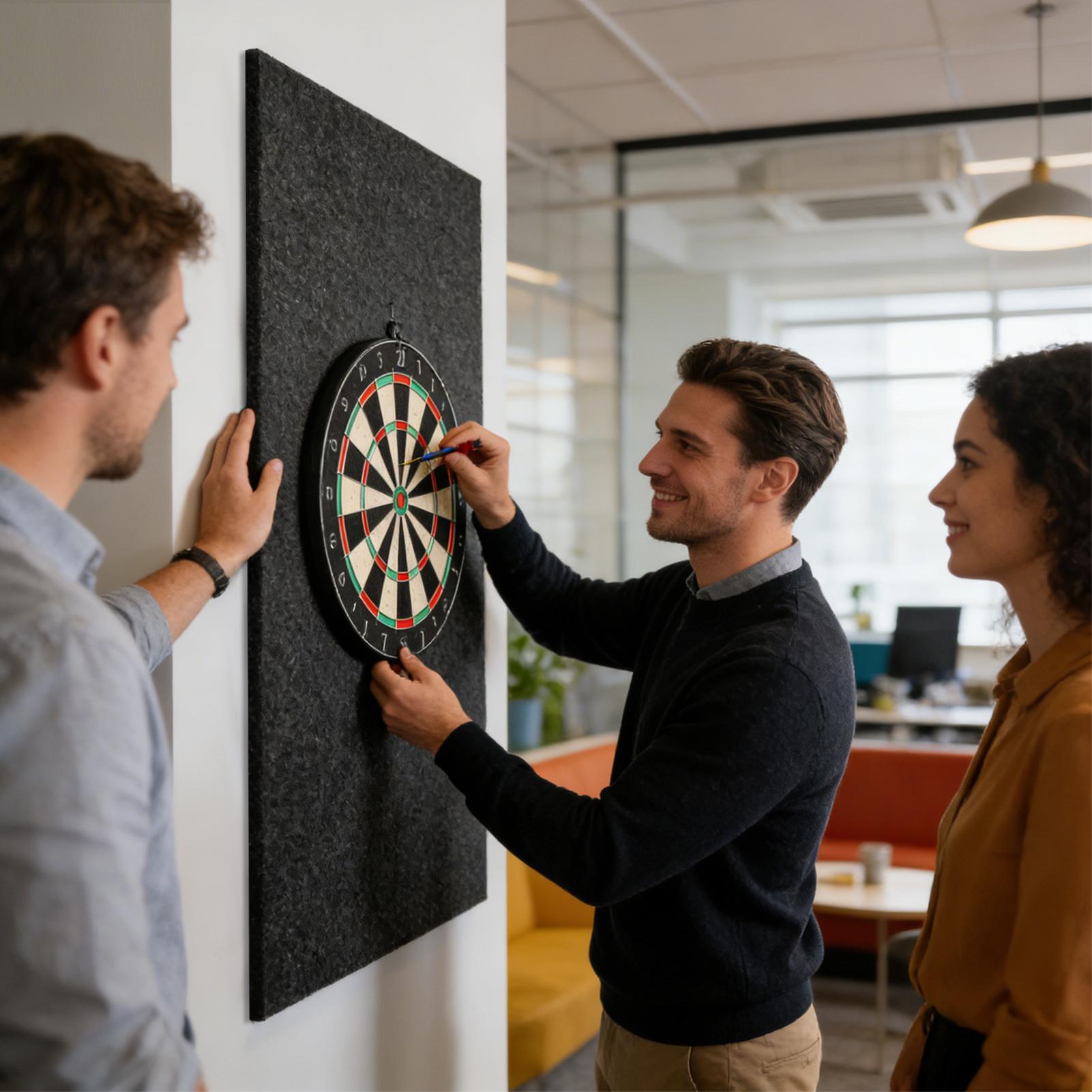 Dart Board Wall Protector Felt - Board Game Room ulasan dan harga