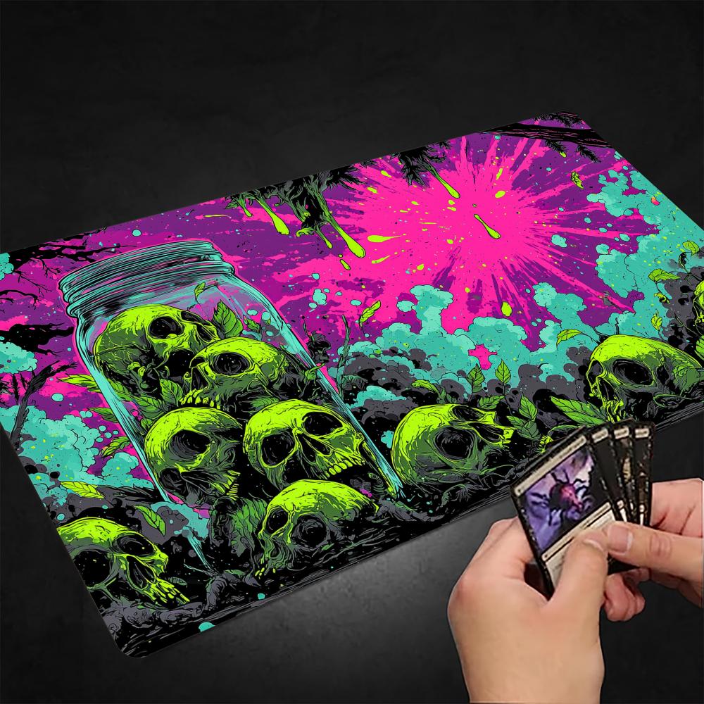Neon Jungle and Skull Bottles  - Play Mat Neoprene ulasan dan harga