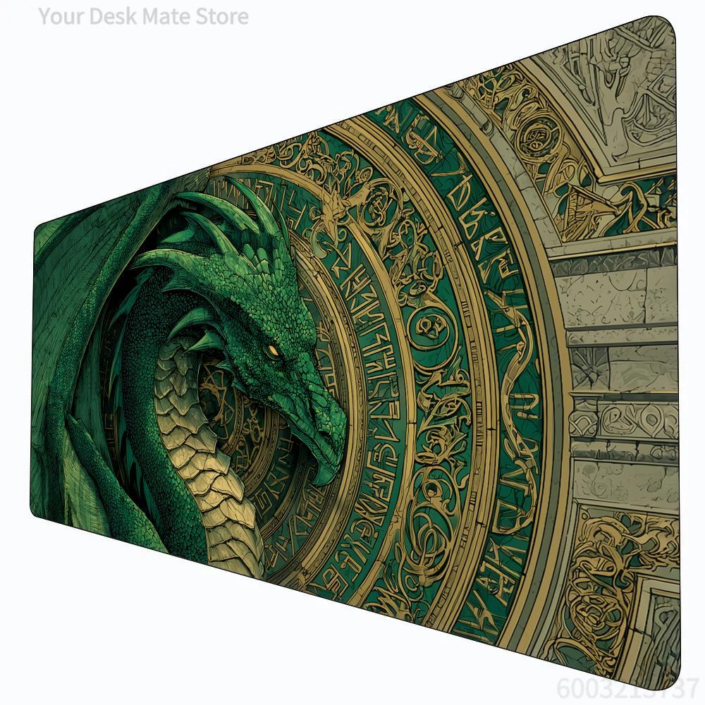 Magic Runes and Green Dragon D - Play Mat Neoprene ulasan dan harga