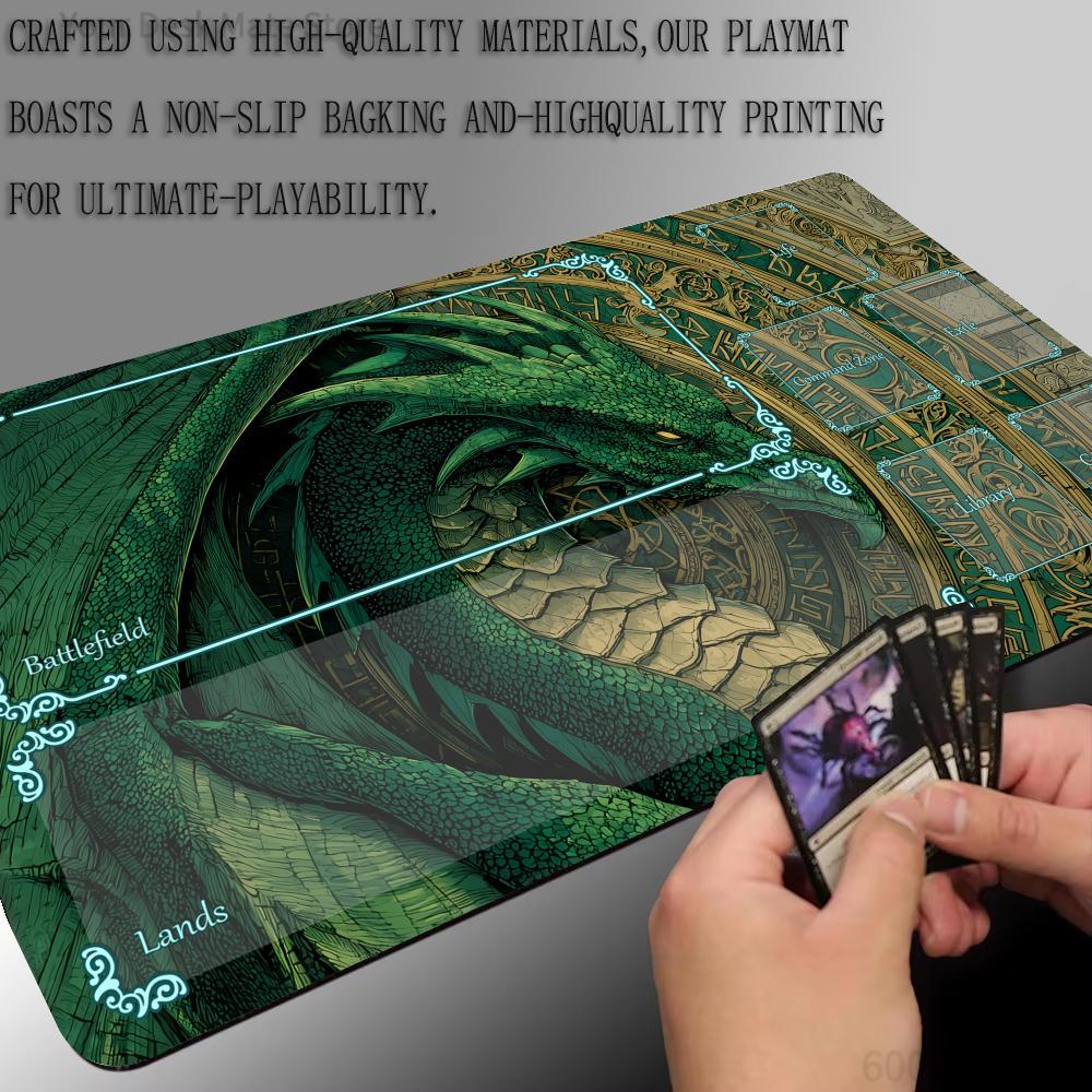 Magic Runes and Green Dragon D - Play Mat Neoprene ulasan dan harga