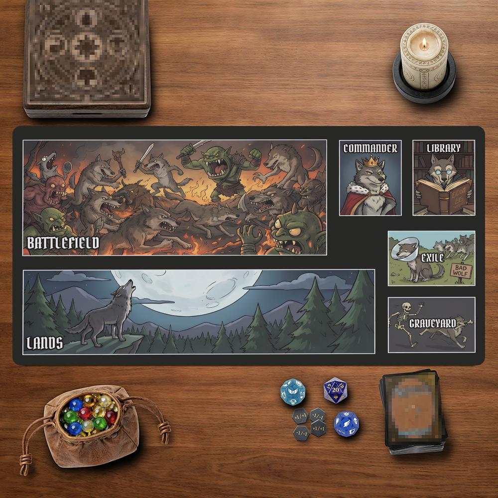 Werewolf Tribe MTG&TCG Tableto - Play Mat Neoprene ulasan dan harga