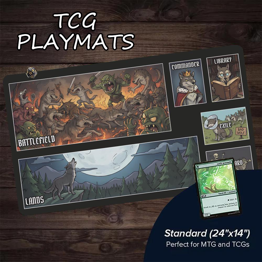 Werewolf Tribe MTG&TCG Tableto - Play Mat Neoprene ulasan dan harga