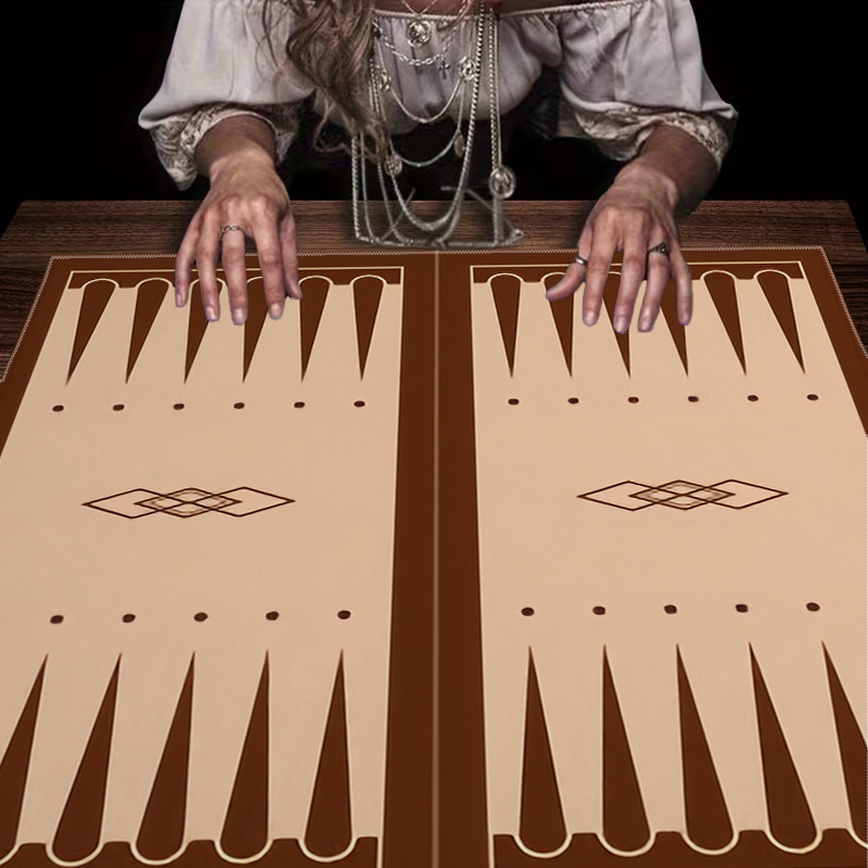 1pc Brown Backgammon Board Pri - Board Game Operation ulasan dan harga
