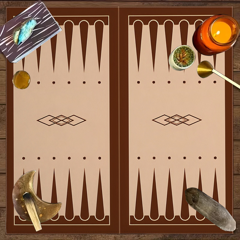 1pc Brown Backgammon Board Pri - Board Game Operation ulasan dan harga