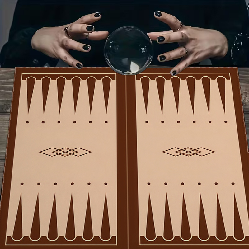 1pc Brown Backgammon Board Pri - Board Game Operation ulasan dan harga