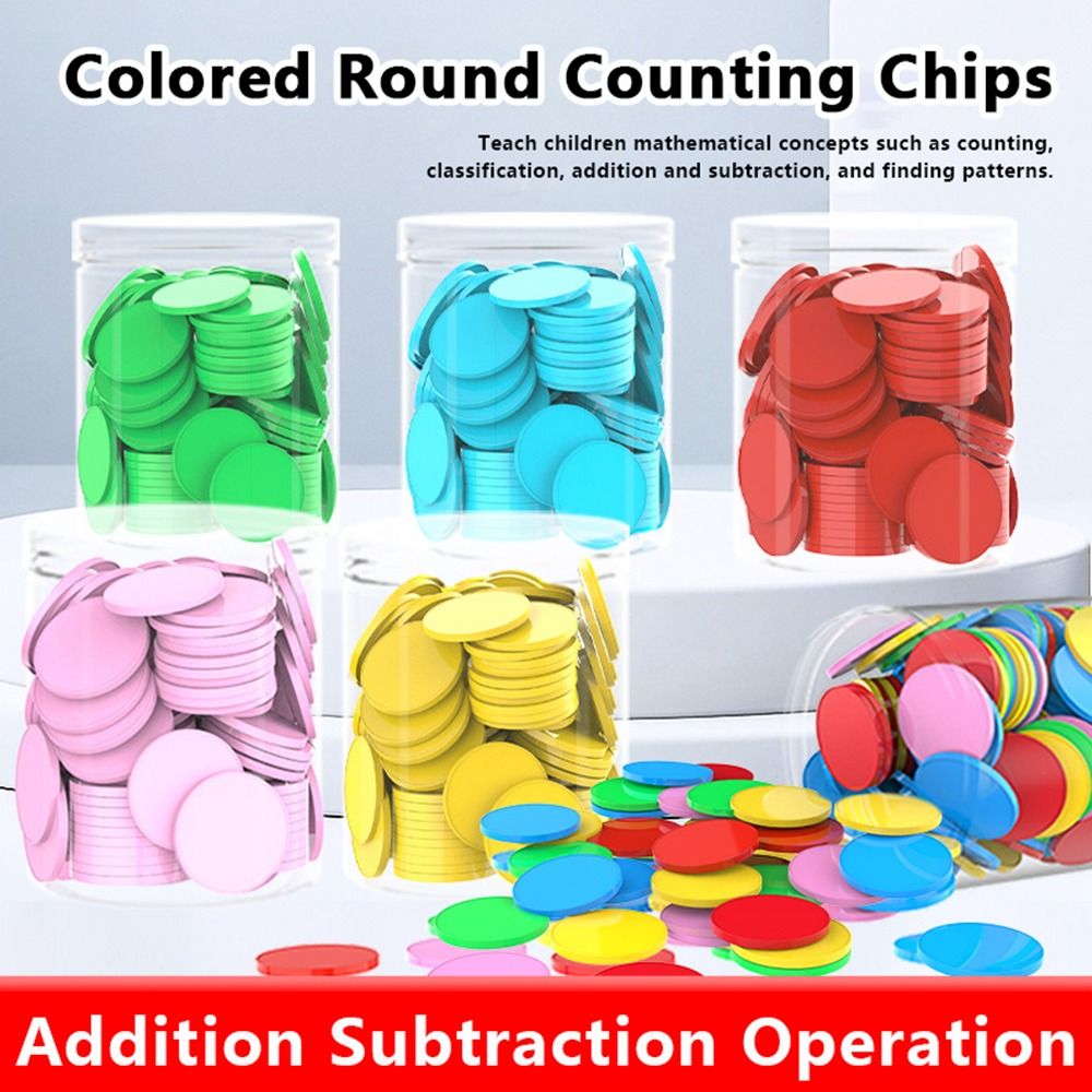 100pcs Plastic Counting Chips  - Board Game Operation ulasan dan harga