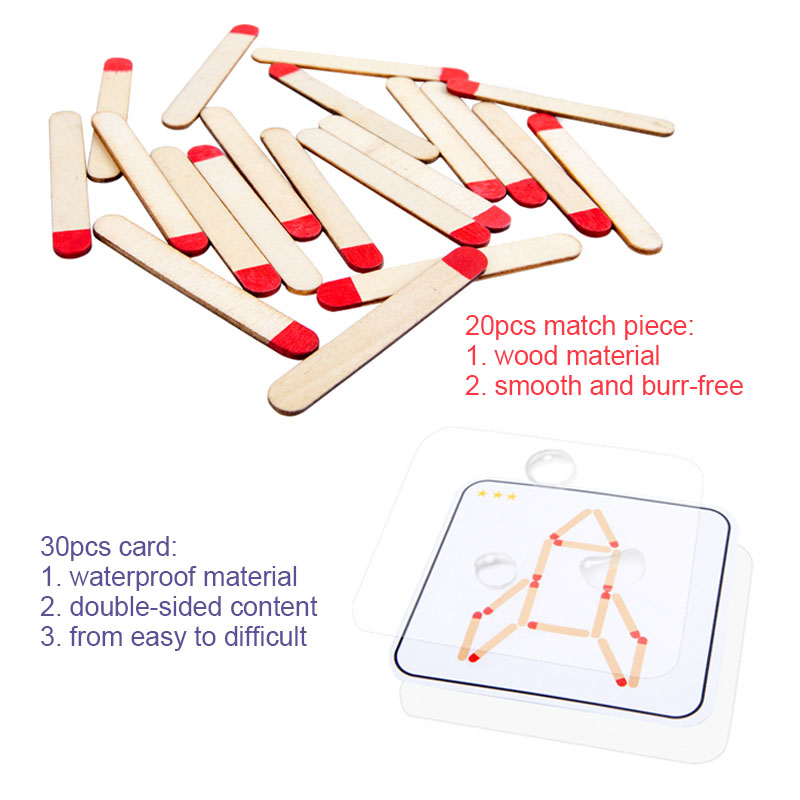 Montessori Matches Puzzles Gam - Board Game Ideas ulasan dan harga