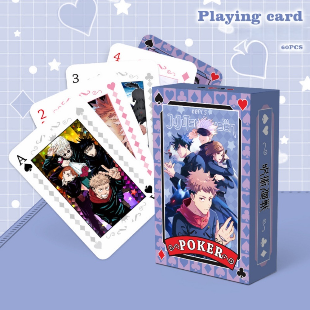 Anime Poker Toy Jujutsu Kaisen - Board Game Naruto ulasan dan harga