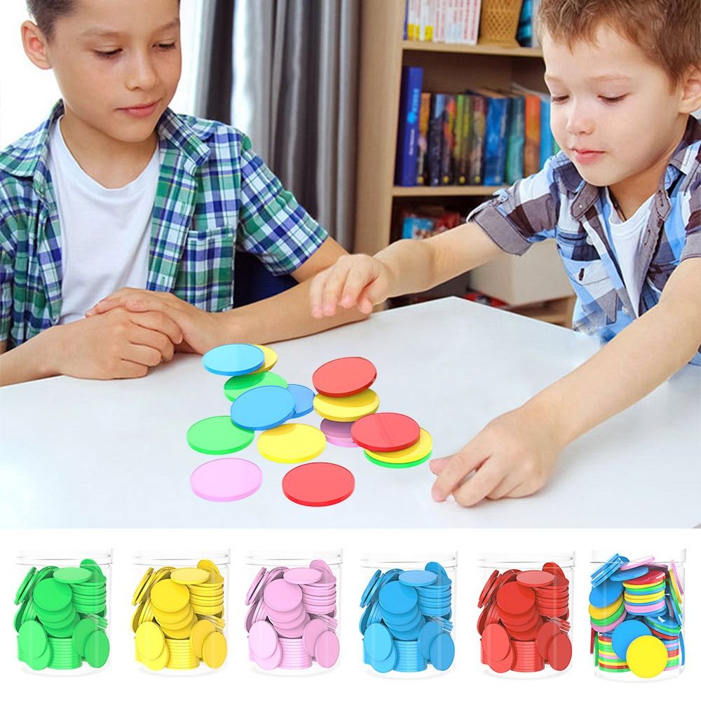100pcs Plastic Counting Chips  - Board Game Operation ulasan dan harga