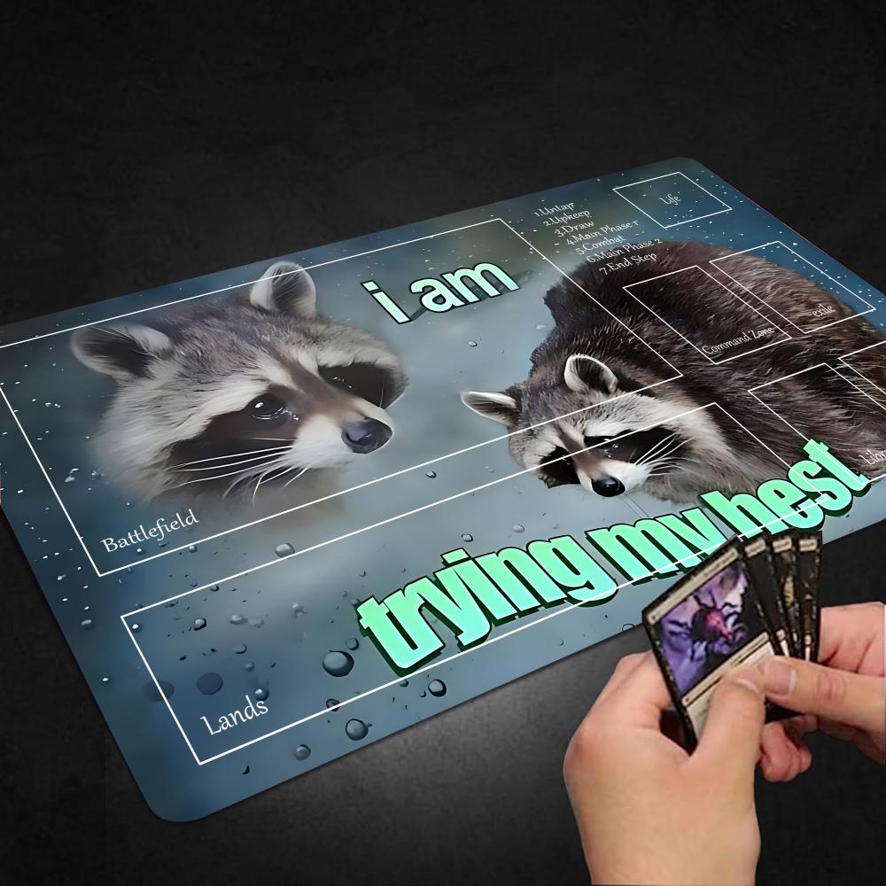 Try My Best Mouse Pad TCG Mous - Play Mat Neoprene ulasan dan harga