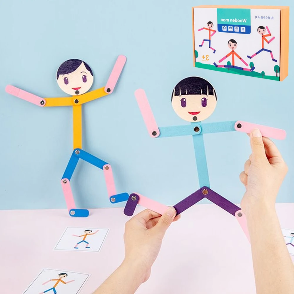 Sport Wooden Man Material DIY  - Board Game Ideas ulasan dan harga