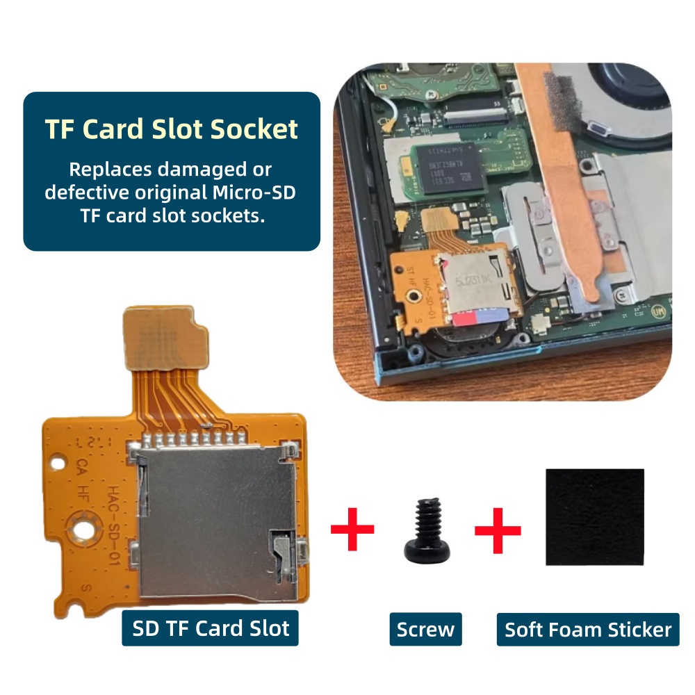 Replacement SD TF Card Slot So - Board Game Nintendo Switch ulasan dan harga