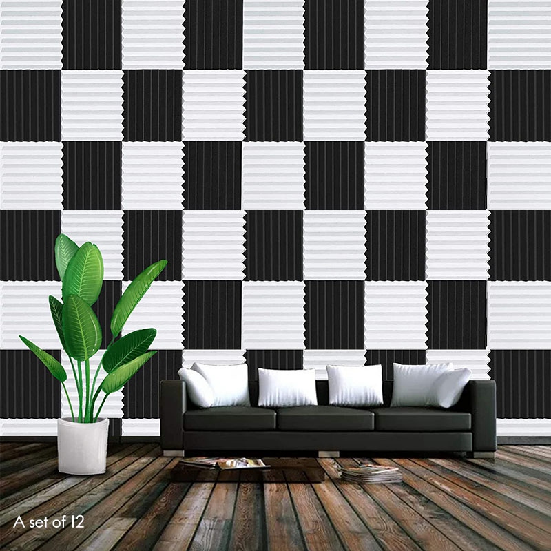 AT02-12 Pcs Acoustic Foam Boar - Board Game Room ulasan dan harga